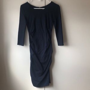 Artelier Nicole Miller Navy Blue Dress